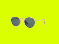 oculos escuro com armação gold